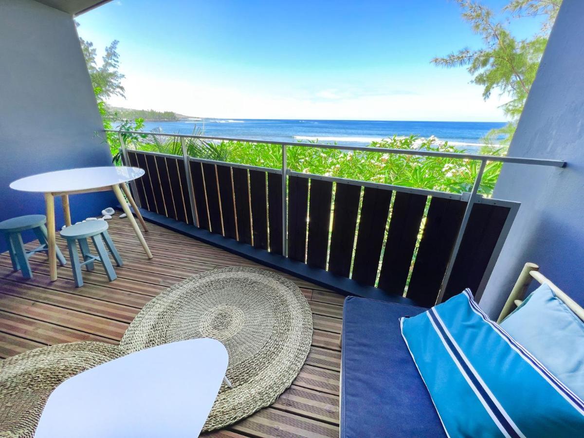 Le Petrel Bleu - Appartement Sur La Plage Des Tortues A 圣勒 外观 照片